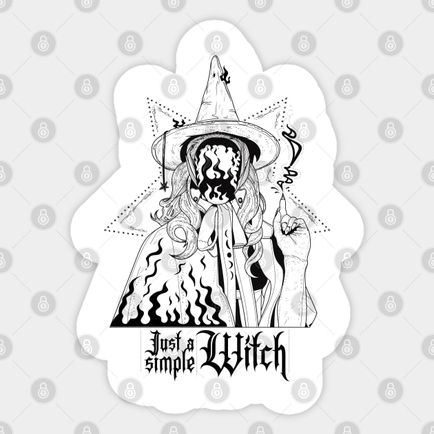 Just a simple Witch Sticker by Frajtgorski